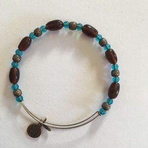 Vintage Alex and Ani beaded bracelet